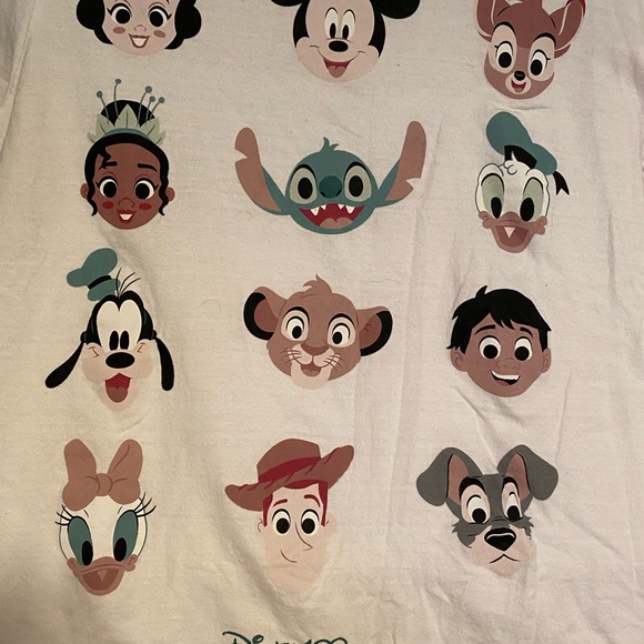 2/$15 EUC Adult Disney 100 Years Characters Tshirt Medium - Picture 3 of 4
